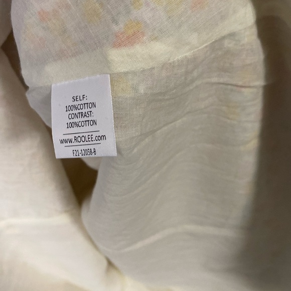 Lindsay Brooke x Roole Medium cotton button down Floral Dress - Picture 12 of 16